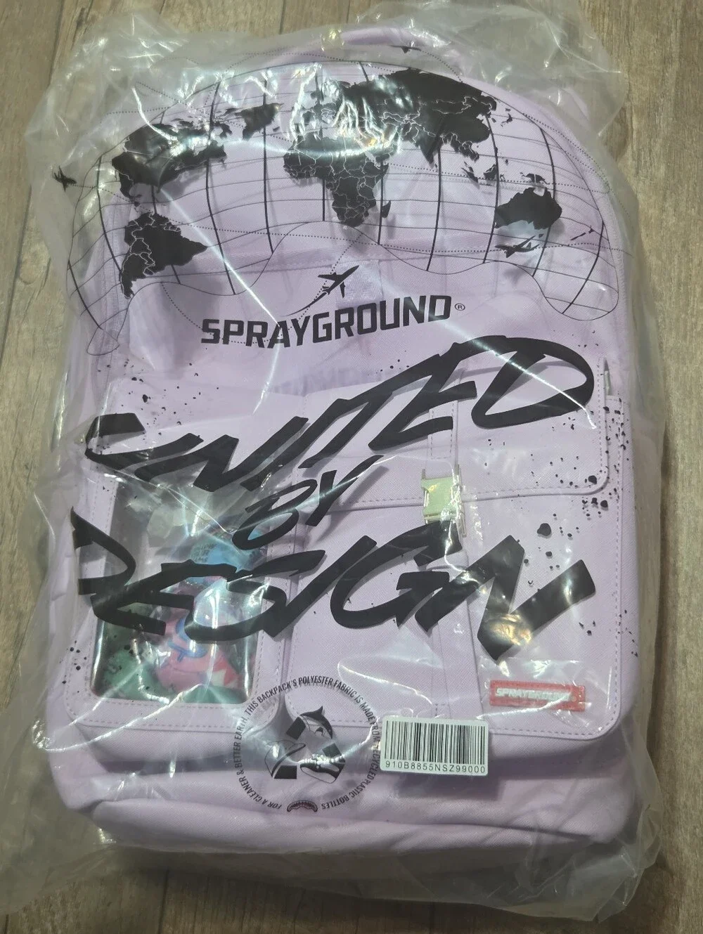 SPRAYGROUND KITTY CASH-OUT (PLUSH TOY INCLUDED) BACKPACK